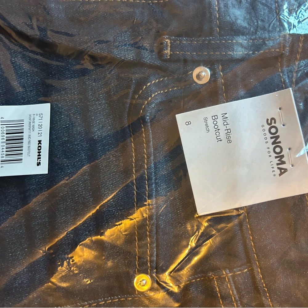 Sonoma Men's Bootcut Jeans - Dark Blue